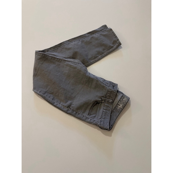 Women's‎ Express Gray Jeans Leggings Size 10 Zelda Slim Ultra Low rise - Picture 3 of 9